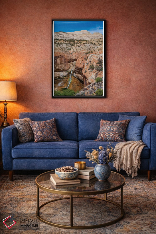 تابلو دکوراتیو Calf Creek Falls, Grand Staircase-Escalante National Monument, U… اثر جف فوت - D4B