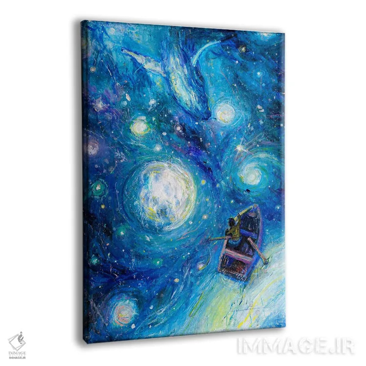 تابلو دکوراتیو شهود اثر جف جانسون - نمای پرسپکتیو محصول