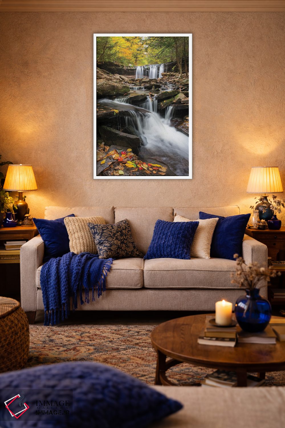 تابلو دکوراتیو Ricketts Glen State Park, Pennsylvania,آبشار اونایدا، پارک ایالت… اثر جف فوت - D3W