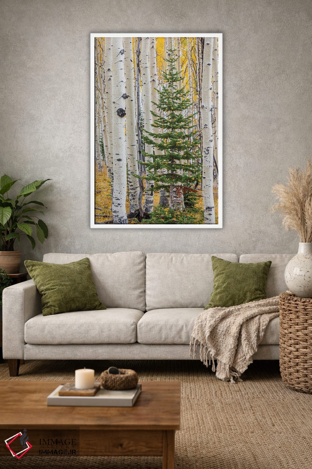 تابلو دکوراتیو Grand Staircase-Escalante National Monument, Utah,صنوبر لرزان و… اثر جف فوت - D1W