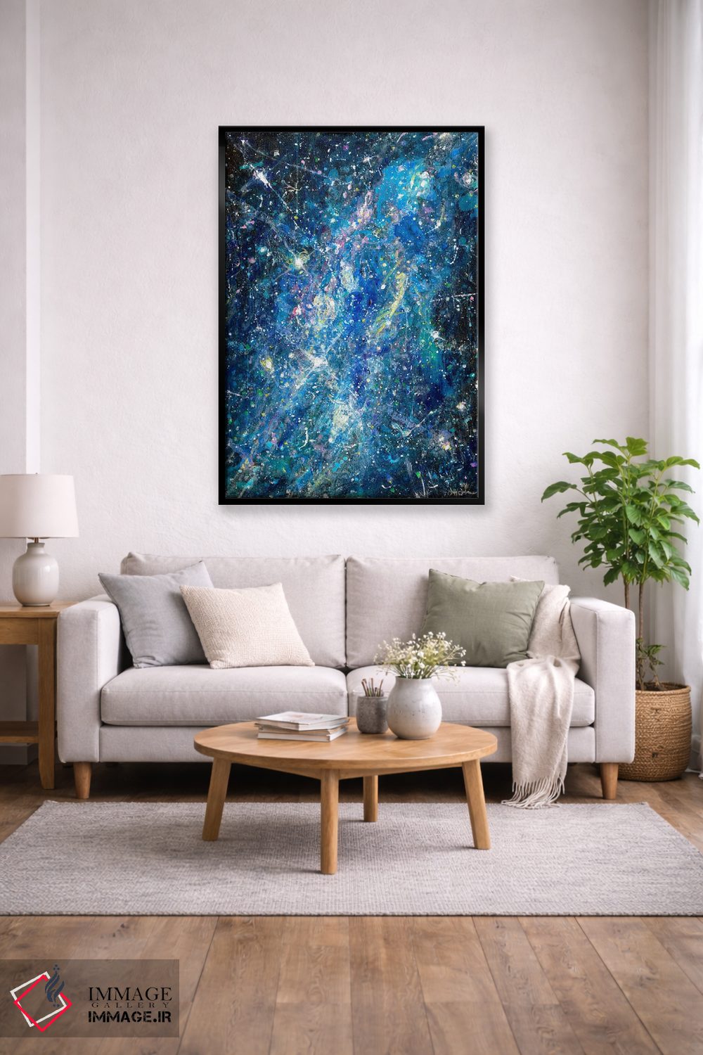 تابلو انتزاعی رقص عشق اثر جف جانسون - D1B