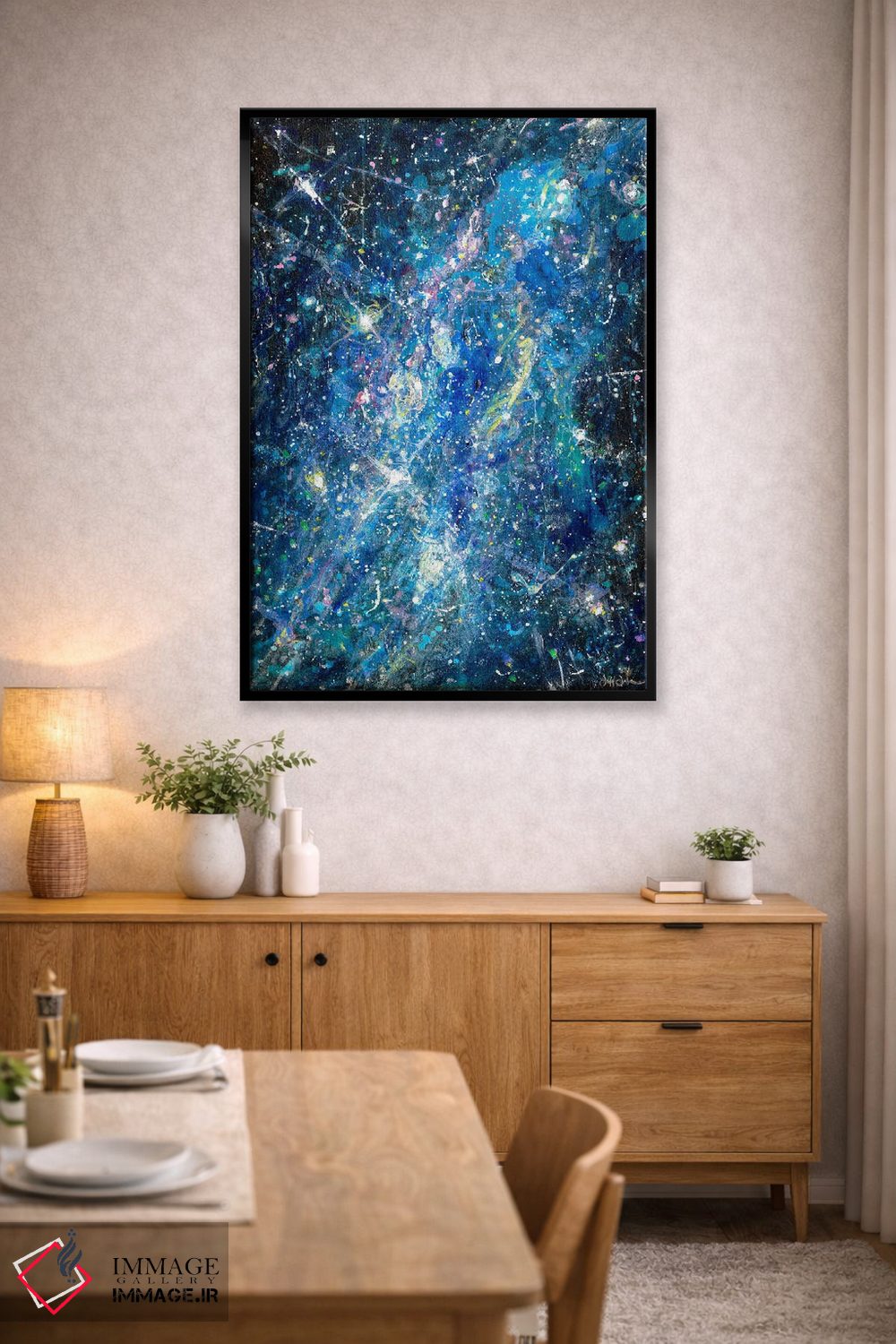 تابلو انتزاعی رقص عشق اثر جف جانسون - D2B