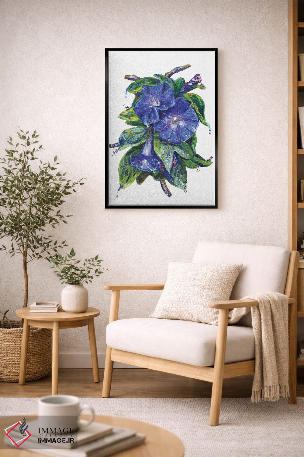 تابلو دکوراتیو پیچک صبحتاب اثر جف جانسون - D3B