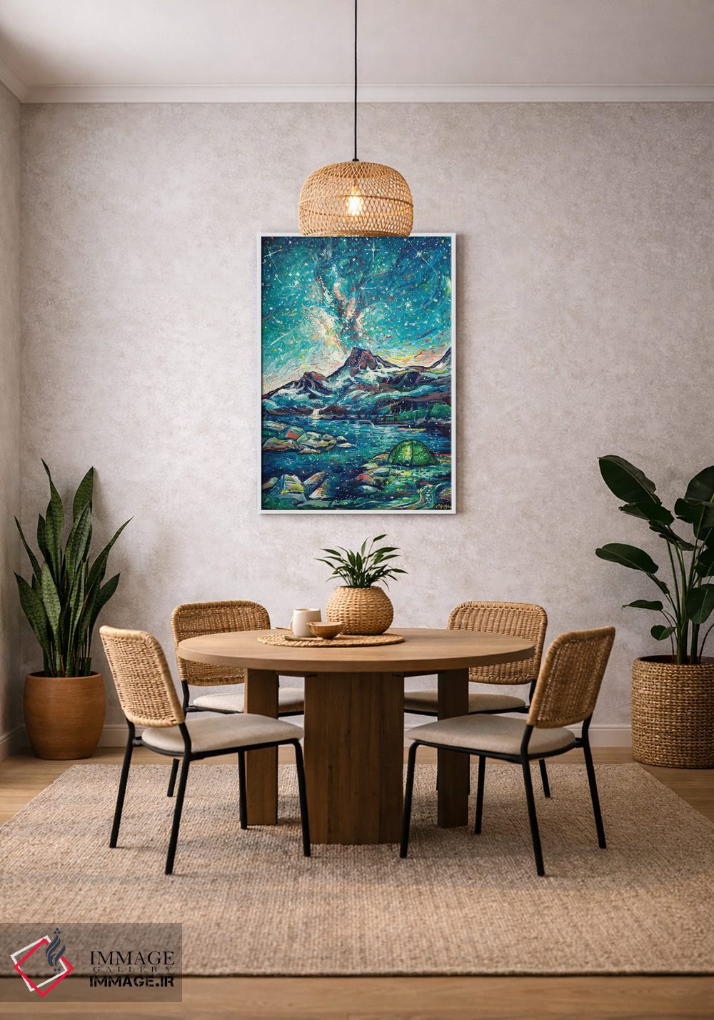 تابلو دکوراتیو شادی آلپ اثر جف جانسون - D2W