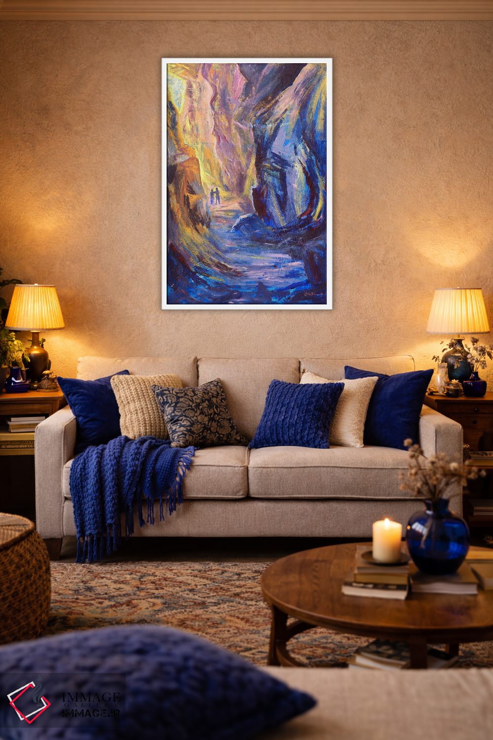 تابلو انتزاعی تو با منی اثر جف جانسون - D1W