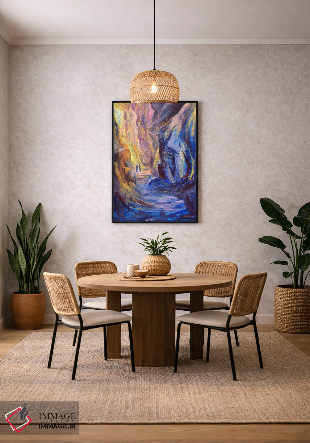 تابلو انتزاعی تو با منی اثر جف جانسون - D4B