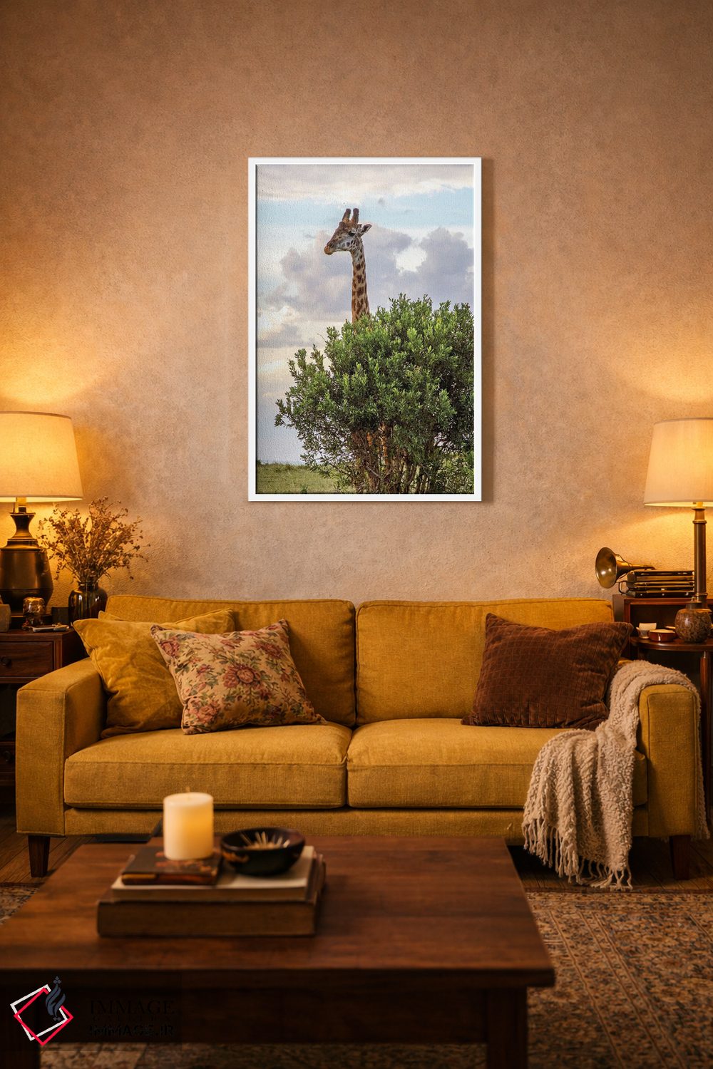 تابلو دکوراتیو درخت شاخ دار اثر جنت فیکار - D3W