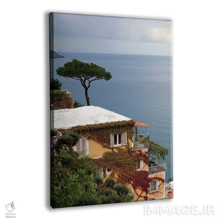 تابلو دکوراتیو بر لبه نشسته اثر جنت فیکار - نمای پرسپکتیو محصول