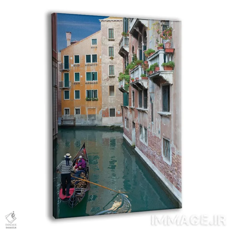 تابلو دکوراتیو کانال ونیز ۲ اثر جنت فیکار - نمای پرسپکتیو محصول