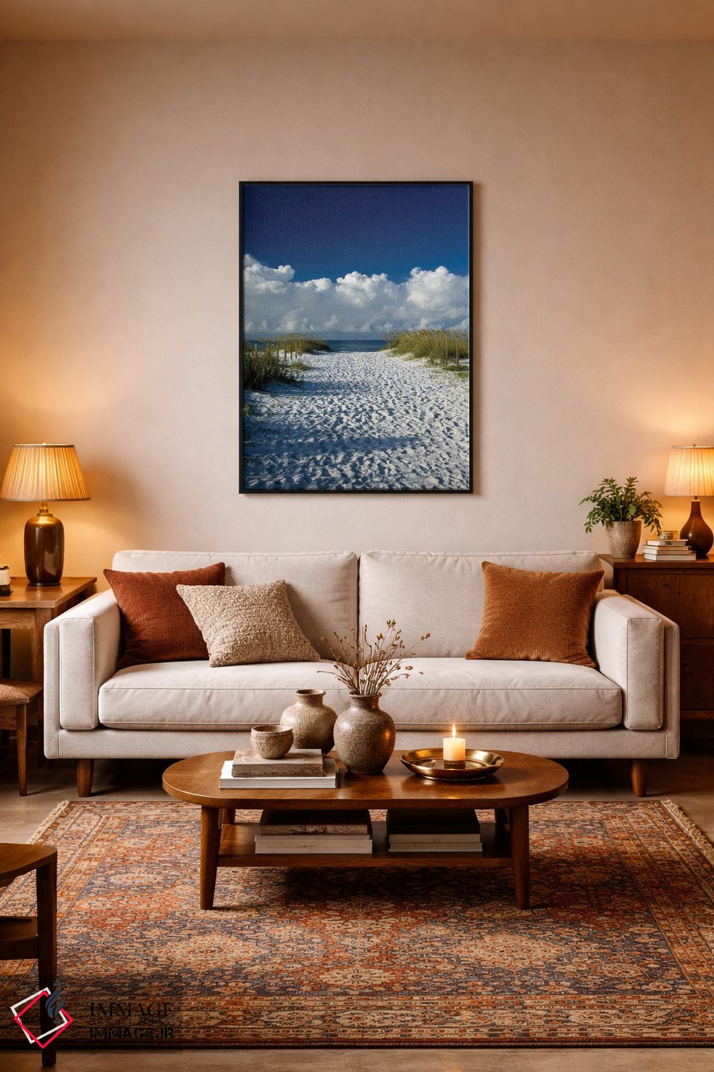 تابلو دکوراتیو مسیر به سوی بهشت اثر جنت فیکار - D4B