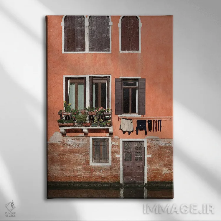 تابلو دکوراتیو خشکشویی دسترس پذیر اثر جنت فیکار - نمای روبهرو روی دیوار