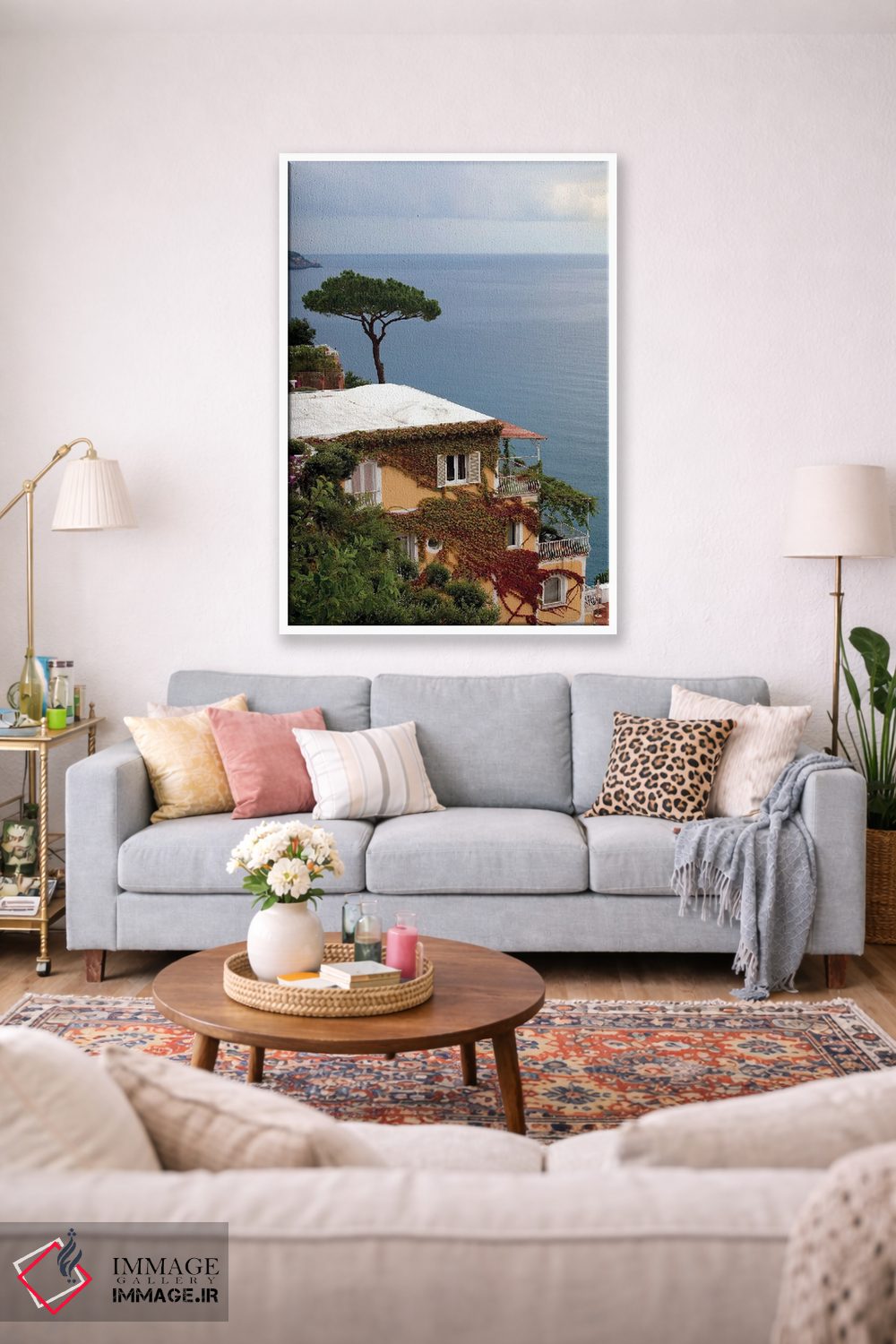 تابلو دکوراتیو بر لبه نشسته اثر جنت فیکار - D1W