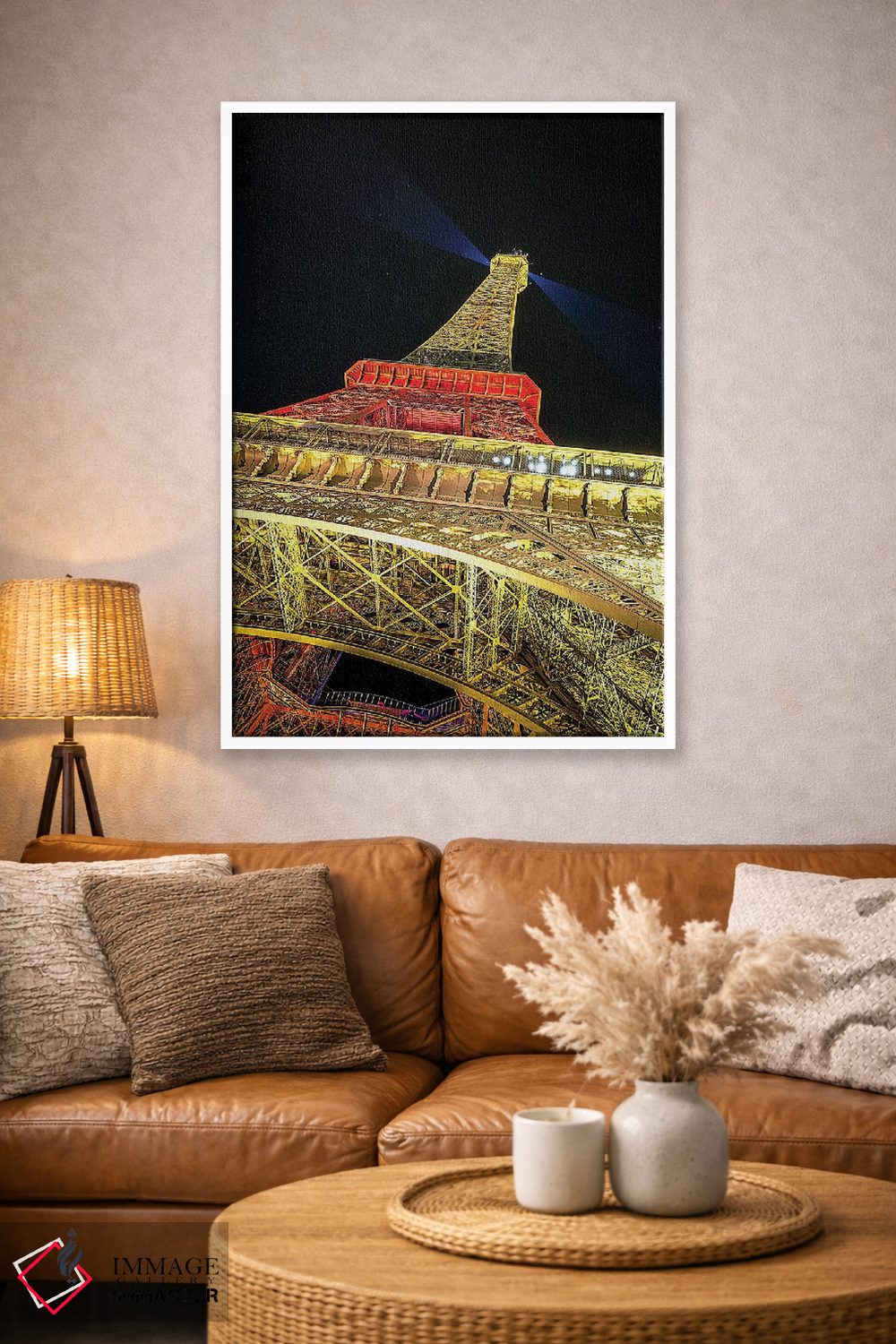 تابلو دکوراتیو درخشش ایفل ۲ اثر جنت فیکار - D3W