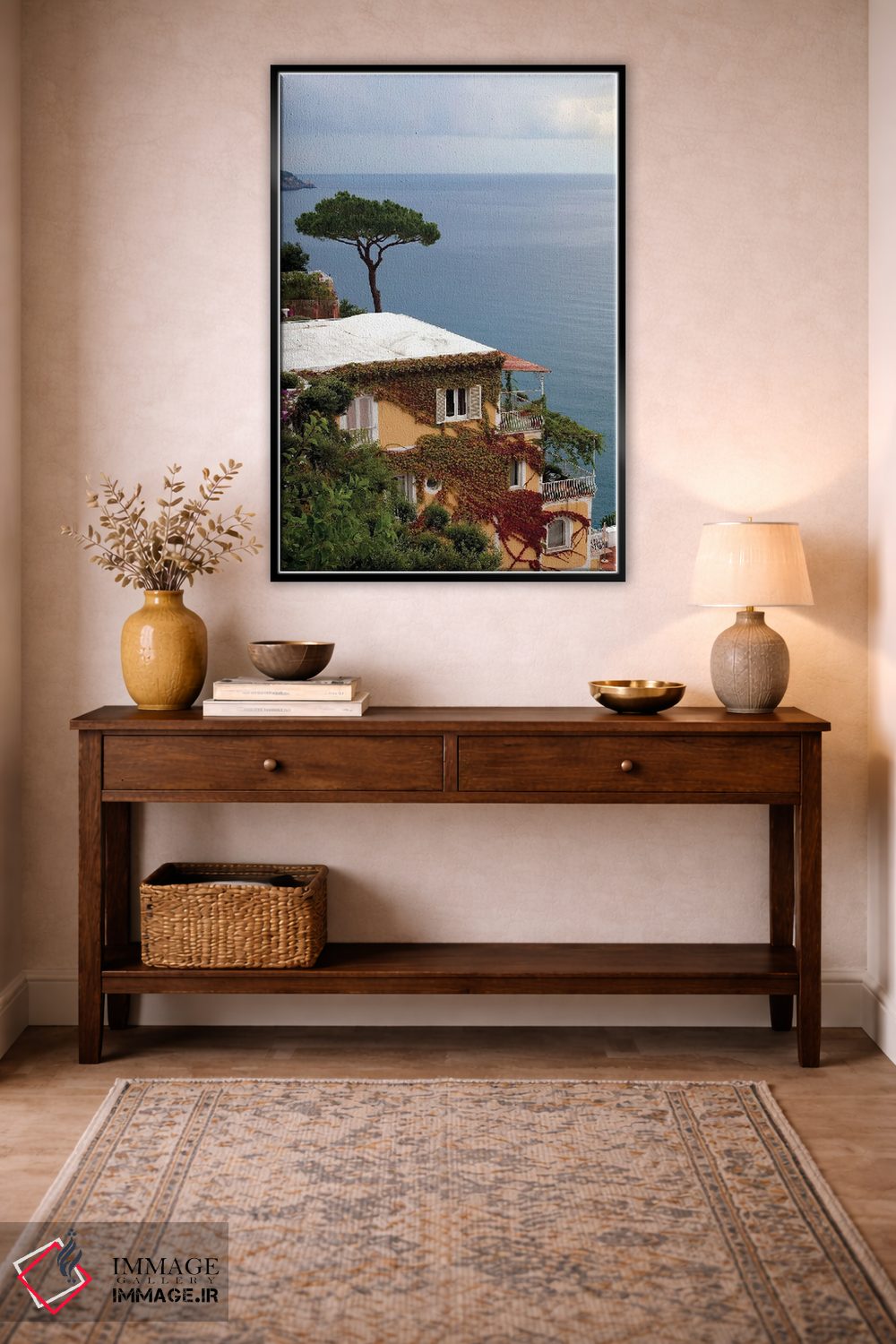 تابلو دکوراتیو بر لبه نشسته اثر جنت فیکار - D4B