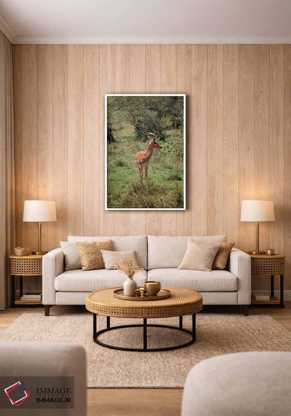 تابلو دکوراتیو تنها اثر جنت فیکار - D1W