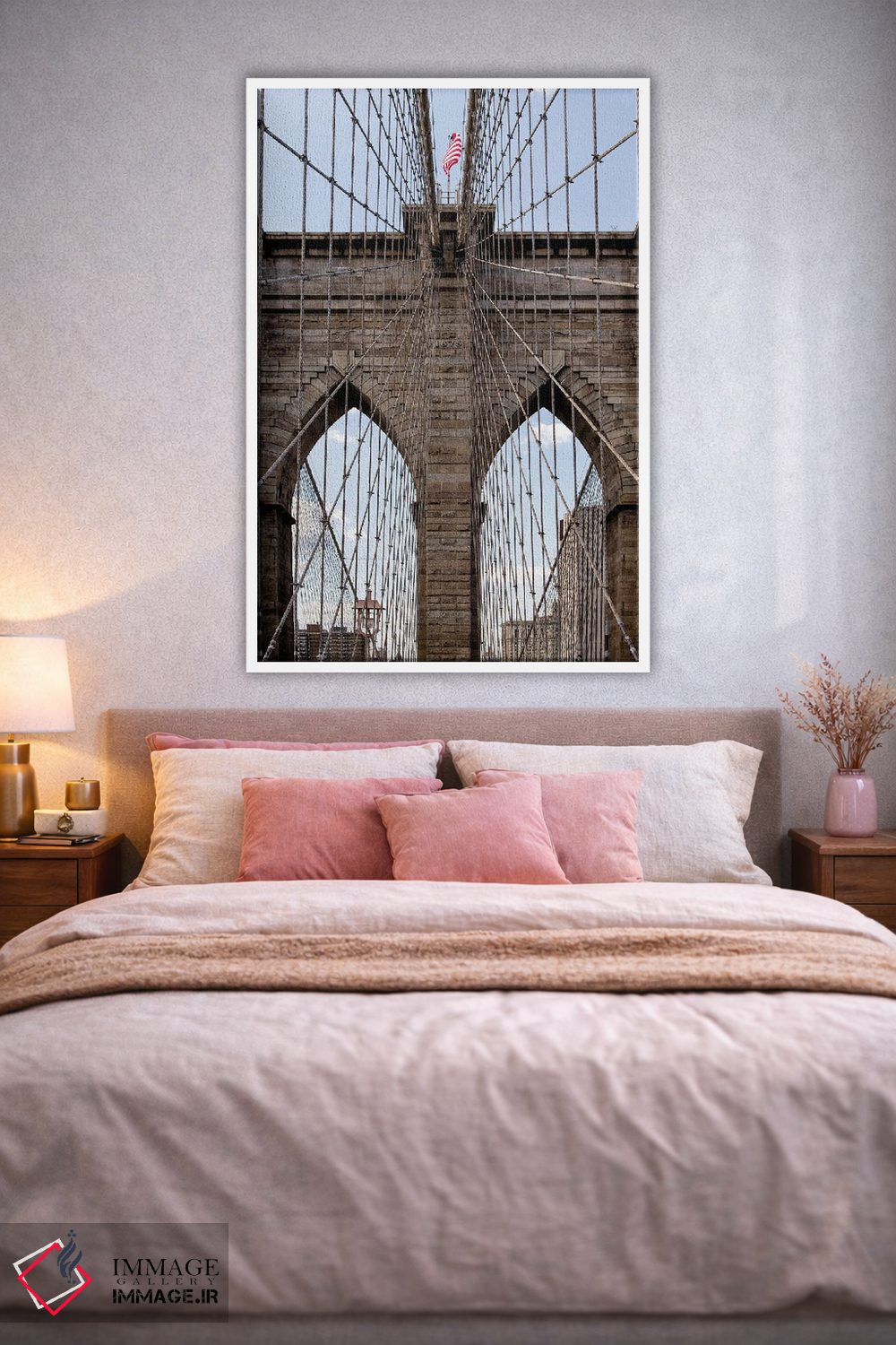 تابلو دکوراتیو پل بروکلین II اثر جنت فیکار - D1W