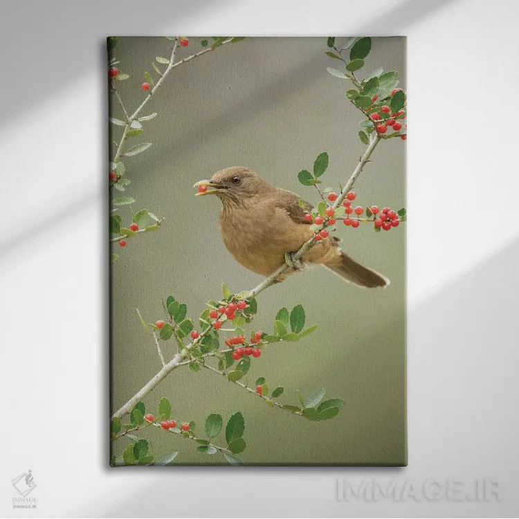 تابلو دکوراتیو یکی برمی دارم اثر جنت فیکار - نمای روبهرو روی دیوار