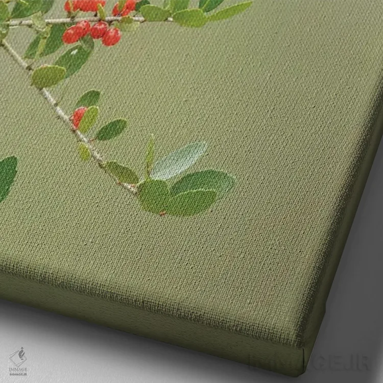 تابلو دکوراتیو یکی برمی دارم اثر جنت فیکار - نمای نزدیک بافت بوم