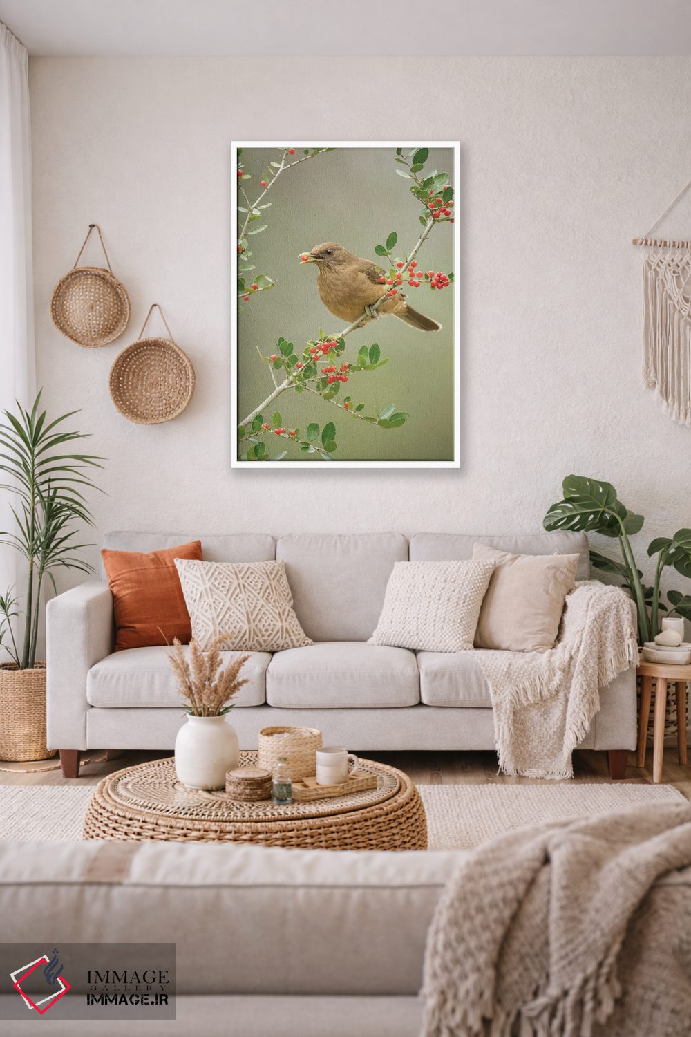 تابلو دکوراتیو یکی برمی دارم اثر جنت فیکار - D1W