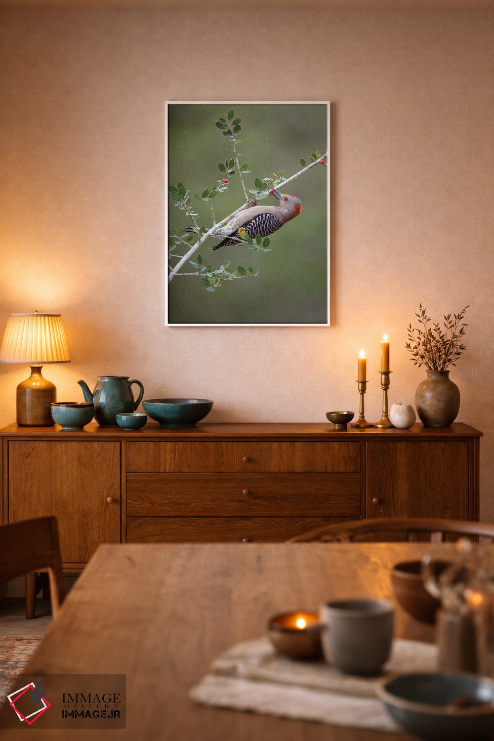 تابلو دکوراتیو دزدکی به خانه رفتن اثر جنت فیکار - D5W