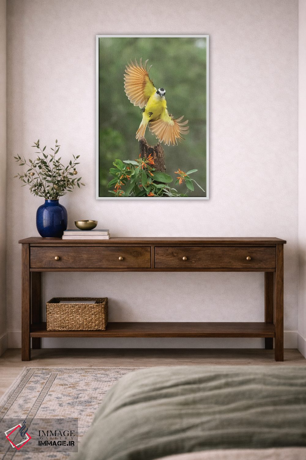 تابلو دکوراتیو ضربه بانکی اثر جنت فیکار - D4W