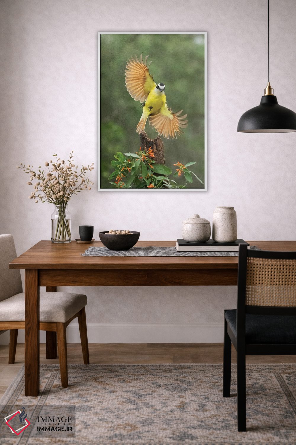 تابلو دکوراتیو ضربه بانکی اثر جنت فیکار - D2W