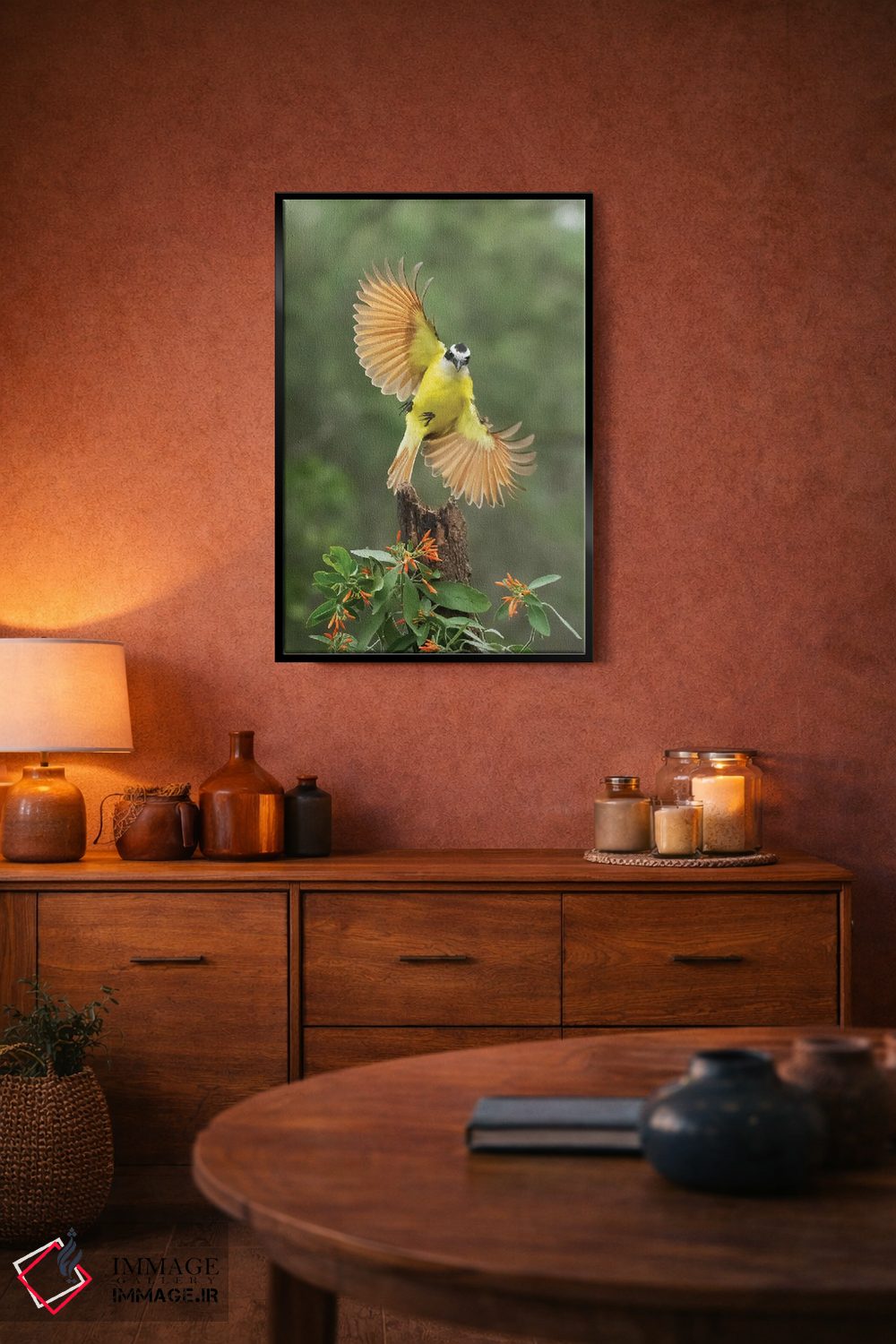 تابلو دکوراتیو ضربه بانکی اثر جنت فیکار - D5B