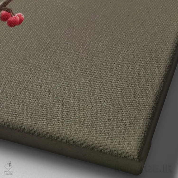 تابلو دکوراتیو تازه رسیده اثر جنت فیکار - نمای نزدیک بافت بوم