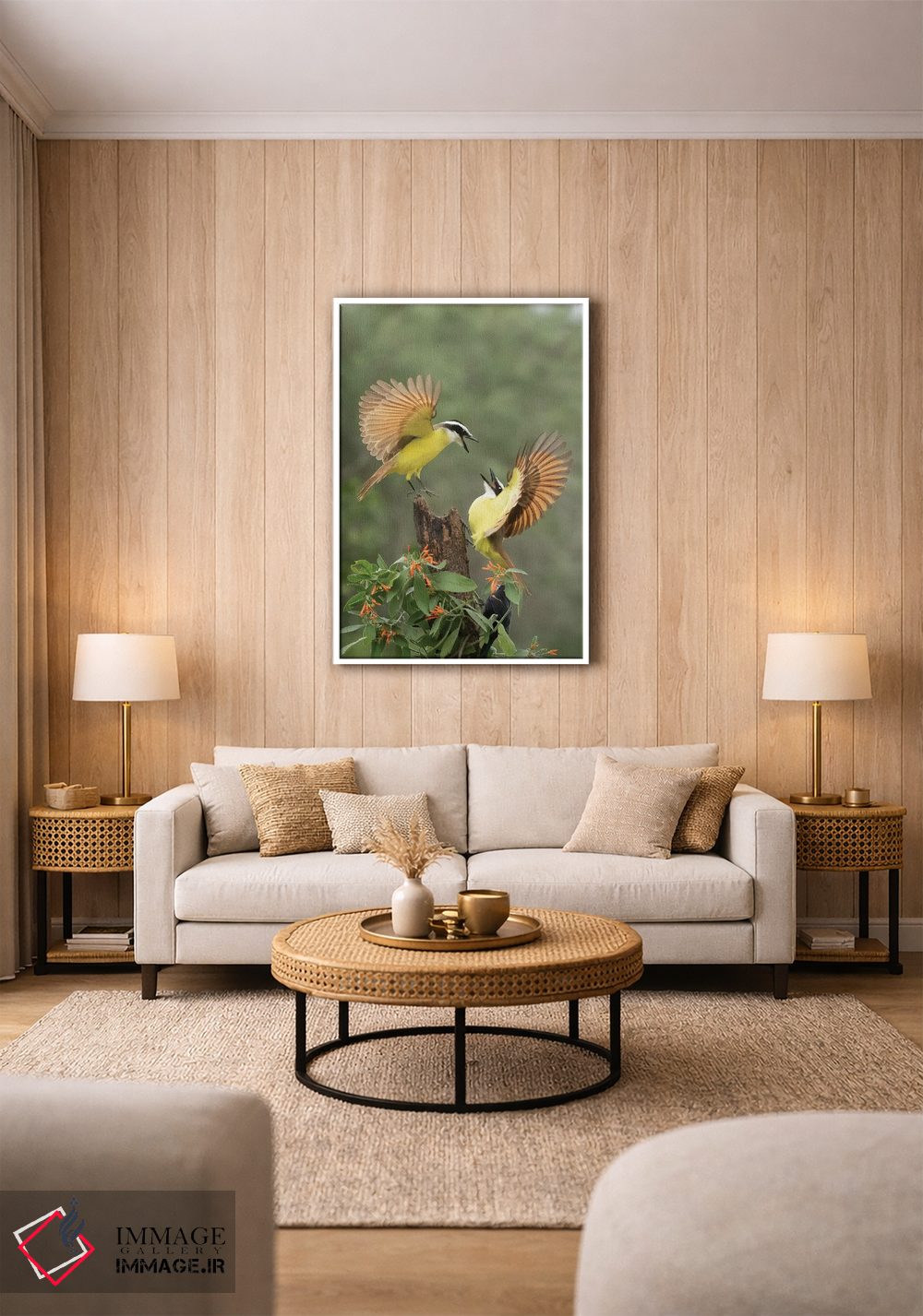 تابلو دکوراتیو دعواهای خانوادگی اثر جنت فیکار - D1W