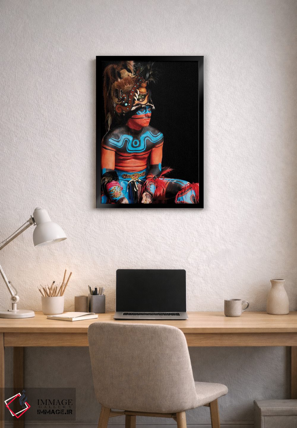 تابلو دکوراتیو قبیله ای I اثر جنت فیکار - D2B