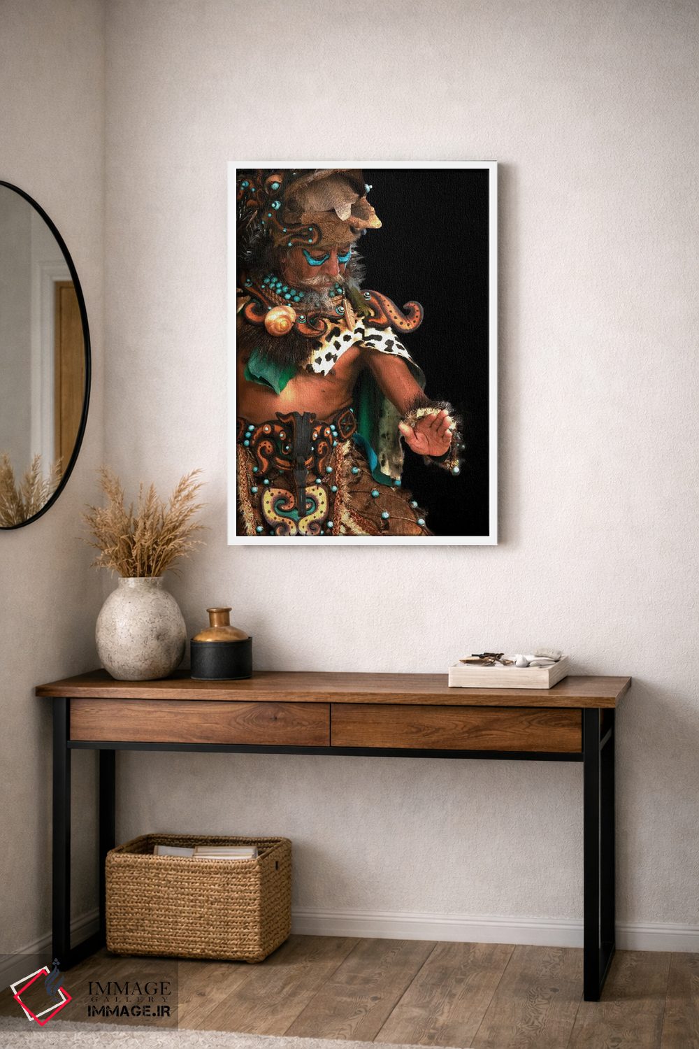 تابلو دکوراتیو قبیله ای II اثر جنت فیکار - D3W