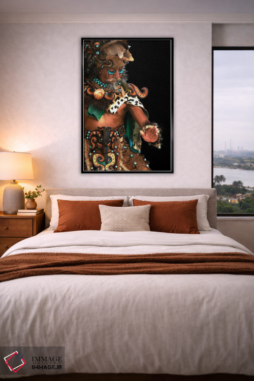 تابلو دکوراتیو قبیله ای II اثر جنت فیکار - D4B