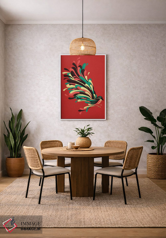 تابلو دکوراتیو پرنده گان اثر جی فلک - D3W
