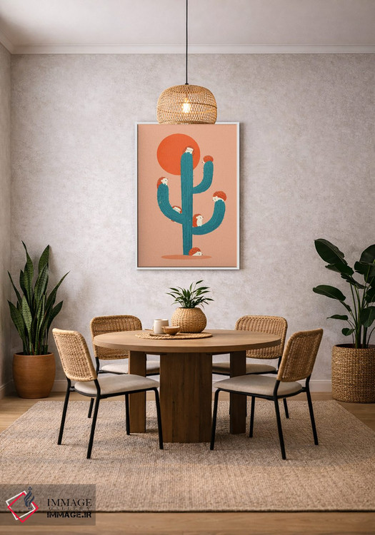 تابلو دکوراتیو خار دار اثر جی فلک - D3W