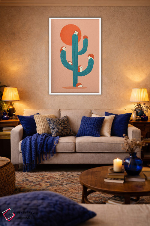 تابلو دکوراتیو خار دار اثر جی فلک - D4W