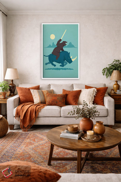 تابلو دکوراتیو تصمیم گیرنده اثر جی فلک - D3W