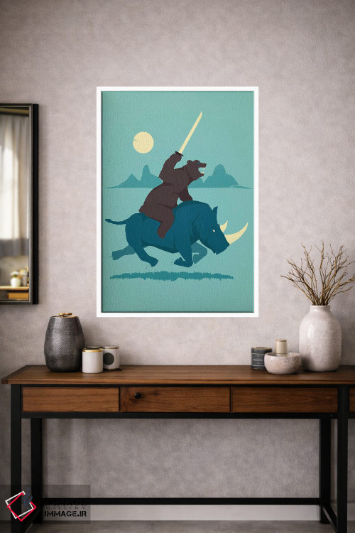 تابلو دکوراتیو تصمیم گیرنده اثر جی فلک - D1W