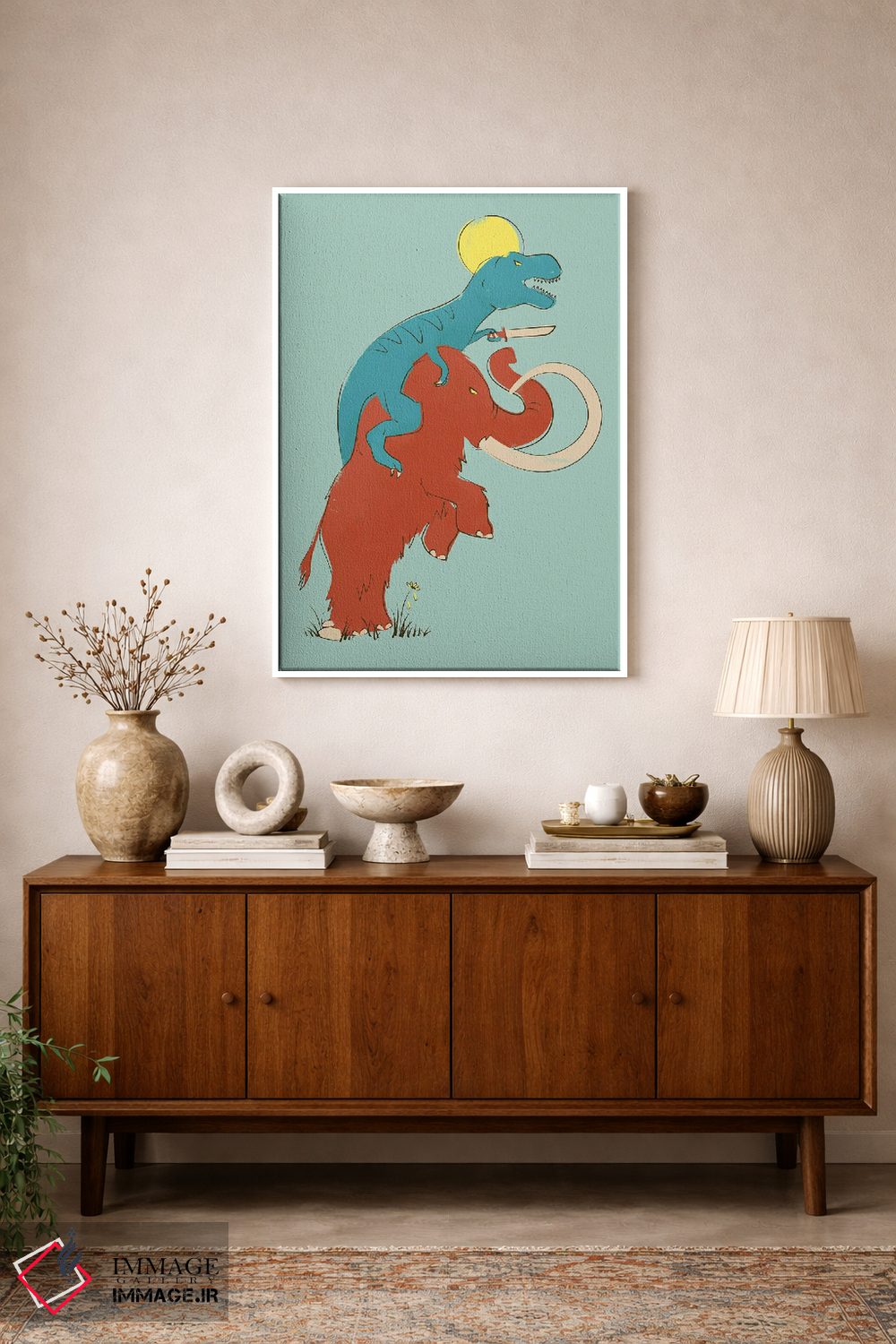 تابلو دکوراتیو یورش! اثر جی فلک - D1W