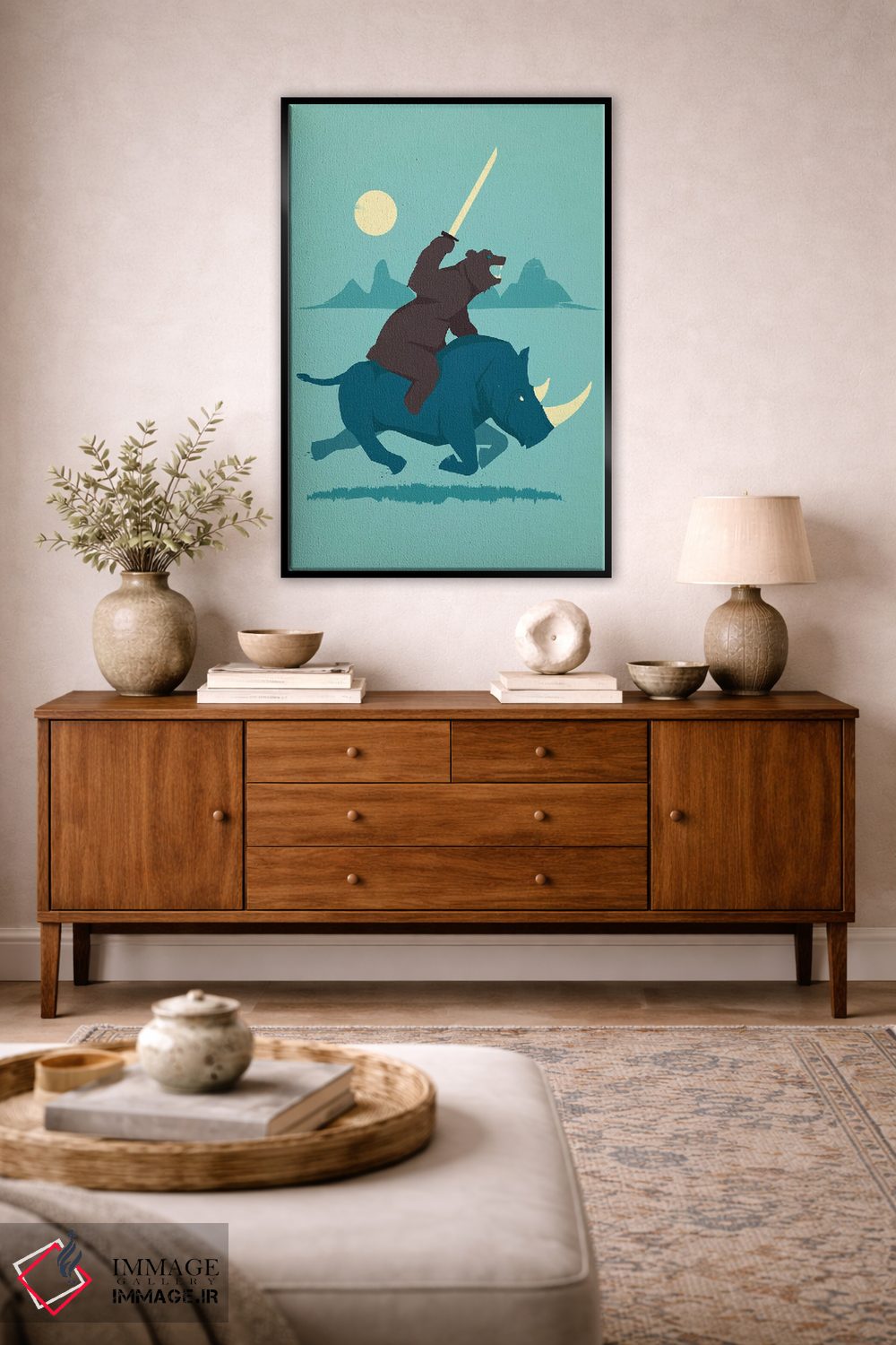 تابلو دکوراتیو تصمیم گیرنده اثر جی فلک - D4B