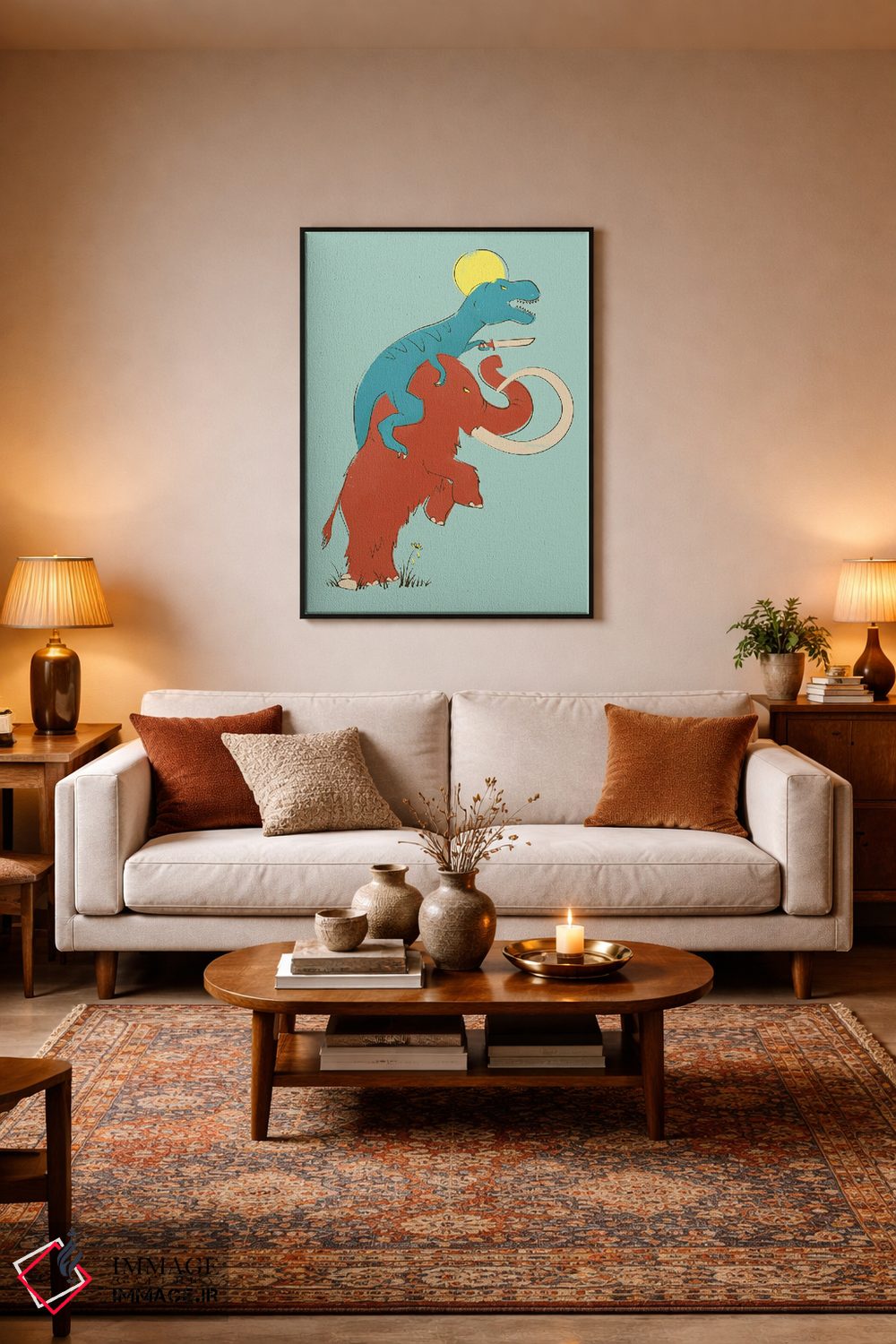 تابلو دکوراتیو یورش! اثر جی فلک - D4B