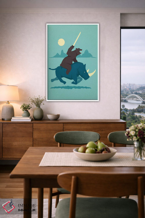 تابلو دکوراتیو تصمیم گیرنده اثر جی فلک - D6W