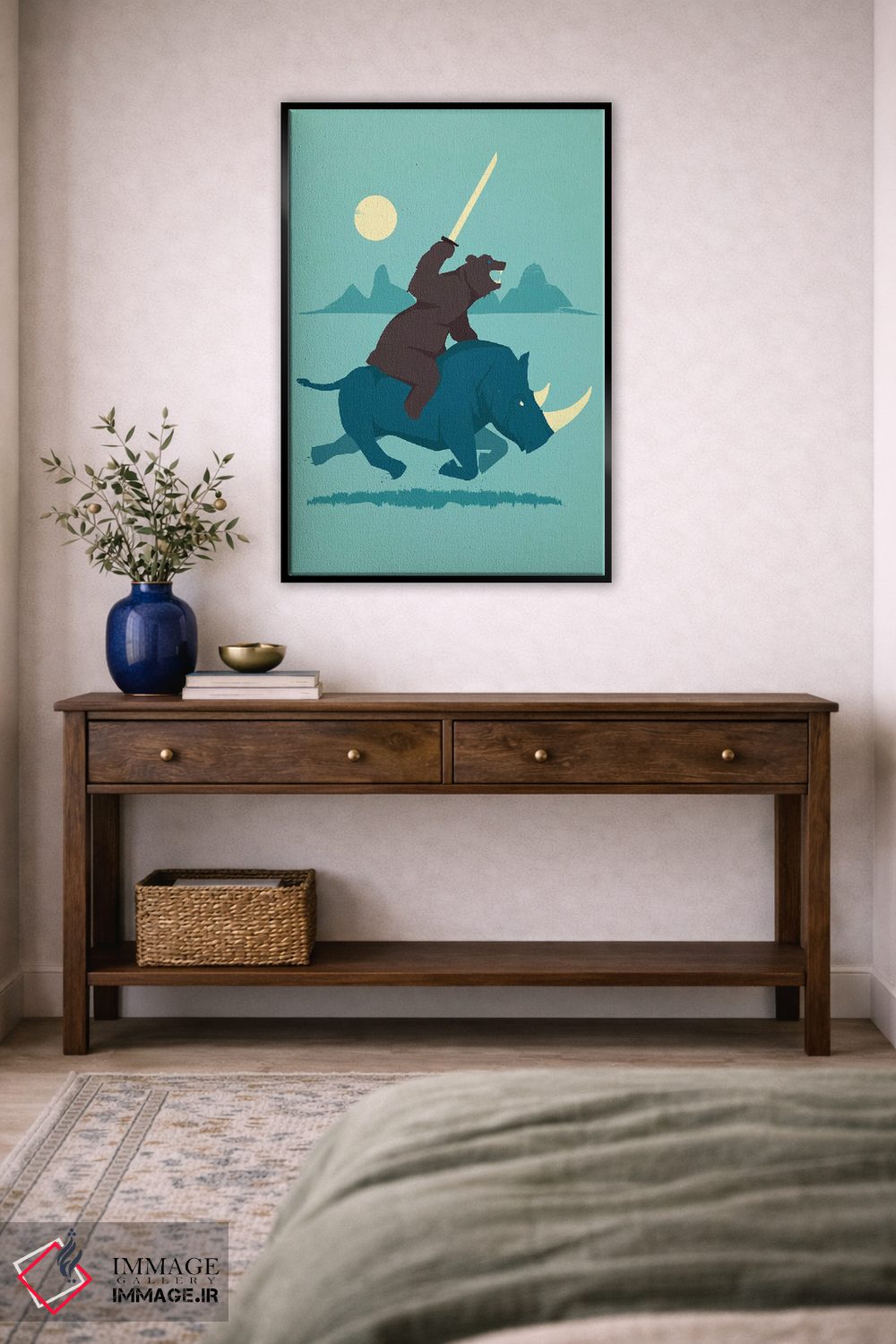 تابلو دکوراتیو تصمیم گیرنده اثر جی فلک - D5B