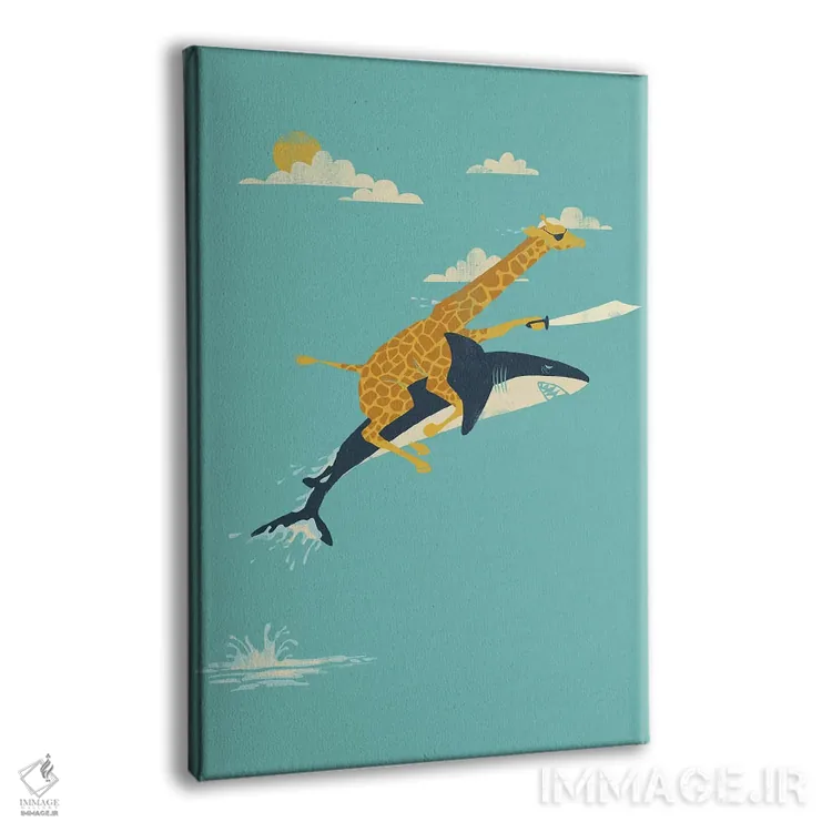 تابلو دکوراتیو رو به جلو! اثر جی فلک - نمای پرسپکتیو محصول