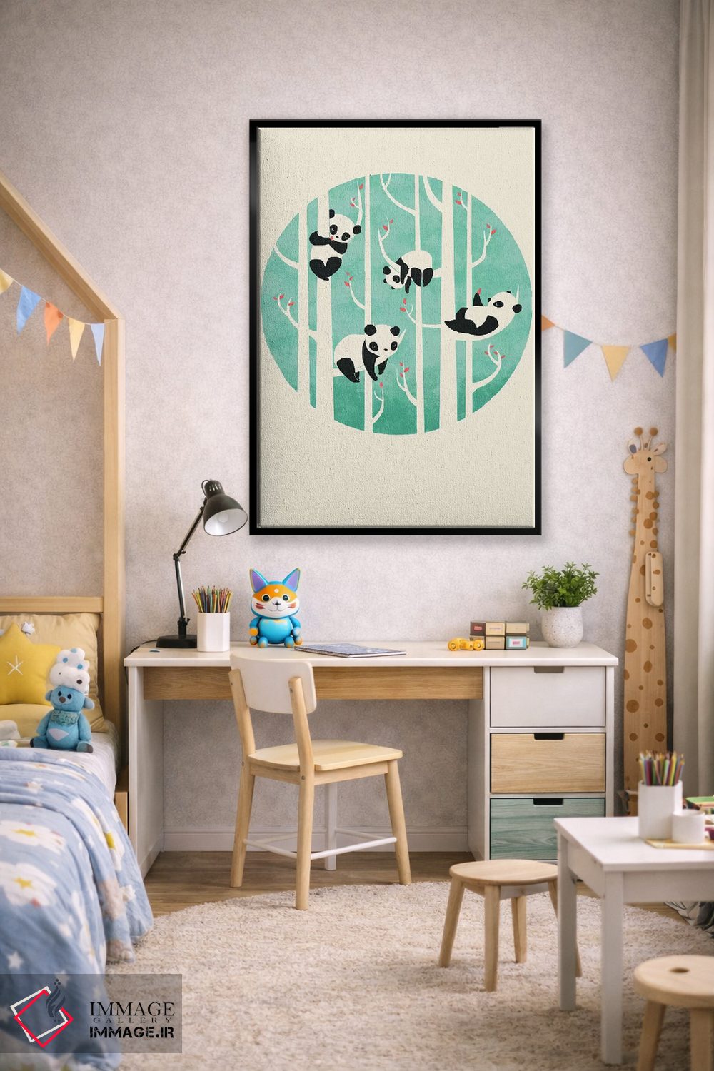 تابلو مینیمال یک شنبه تنبل اثر جی فلک - D2B