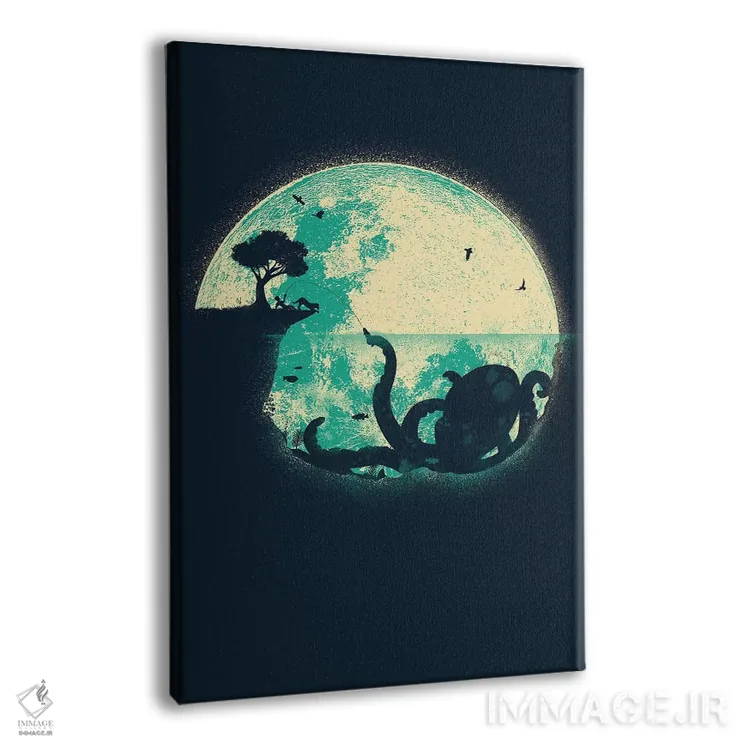 تابلو دکوراتیو آن بزرگه اثر جی فلک - نمای پرسپکتیو محصول