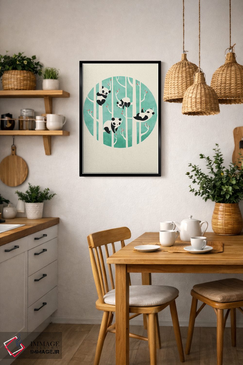 تابلو مینیمال یک شنبه تنبل اثر جی فلک - D5B