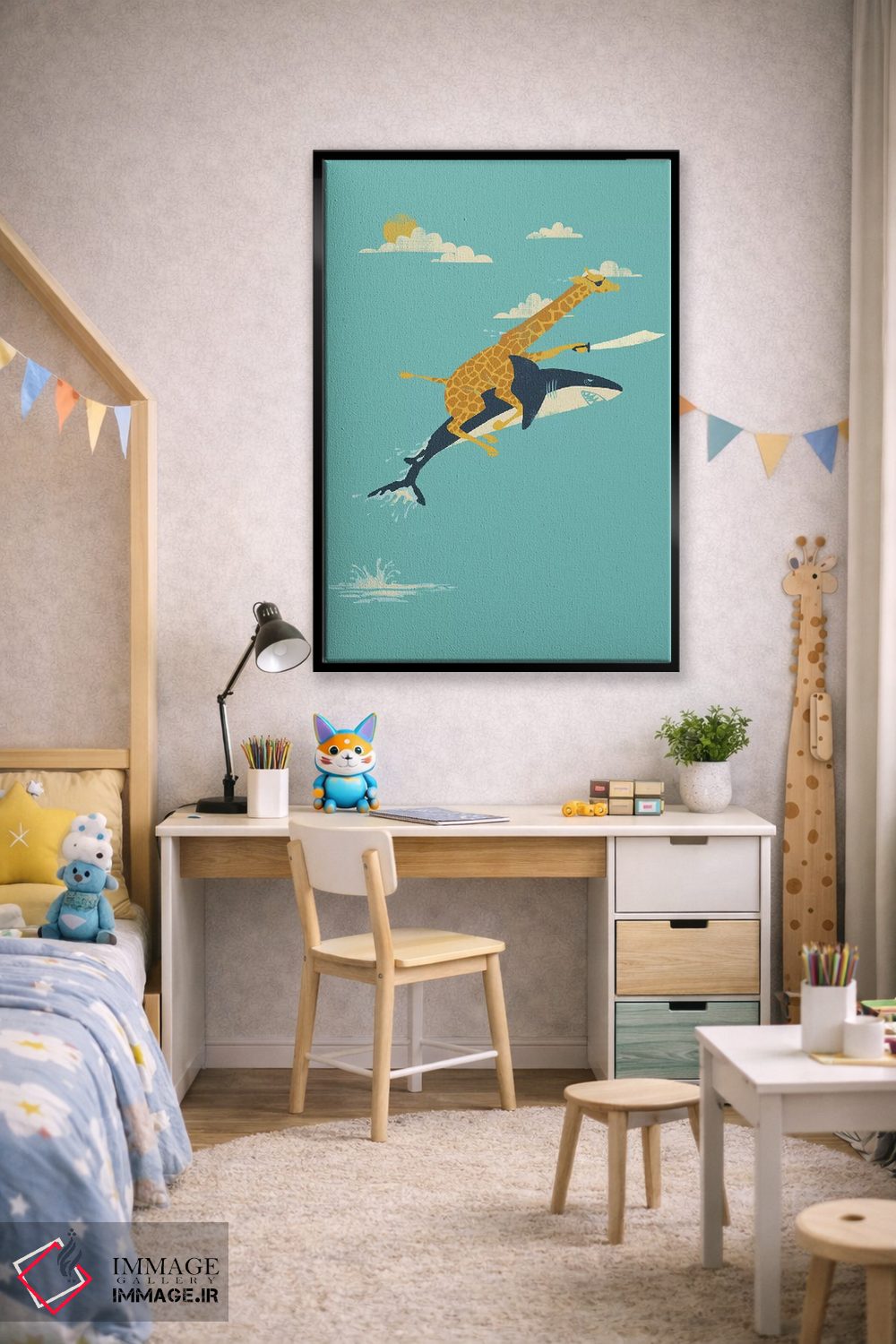 تابلو دکوراتیو رو به جلو! اثر جی فلک - D2B