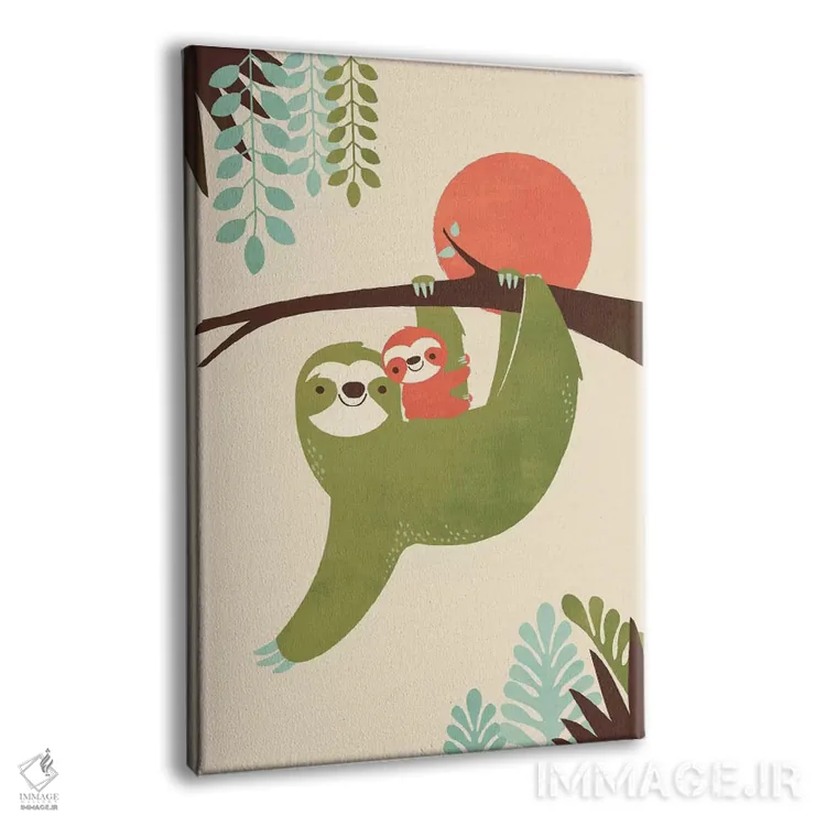 تابلو دکوراتیو مادر تنبل اثر جی فلک - نمای پرسپکتیو محصول