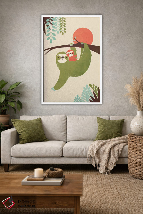 تابلو دکوراتیو مادر تنبل اثر جی فلک - D1W