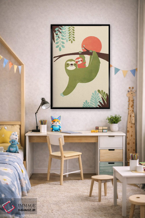 تابلو دکوراتیو مادر تنبل اثر جی فلک - D2B